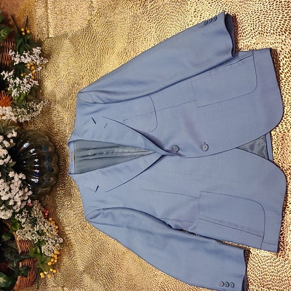 Penner's Men's Lt. Blue Sports Jkt/Blazer/Matts Internat'l Penner Exclusive - Picture 1 of 11